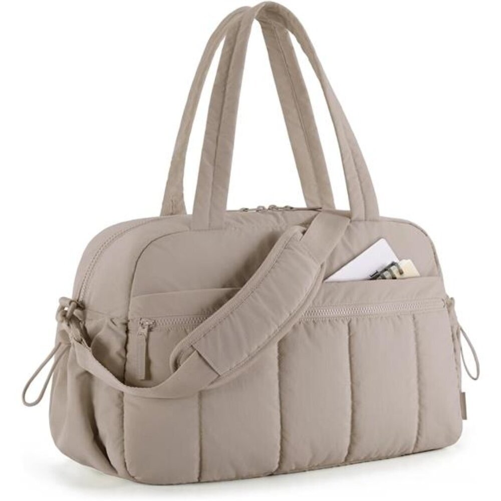 Gym Bag for Women Travel Duffel Lightweight Weekender Water Resistant Pink